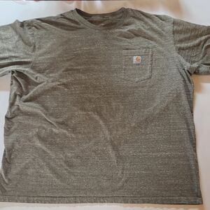 Carhartt Men's Heathered Gray Pocket Tee